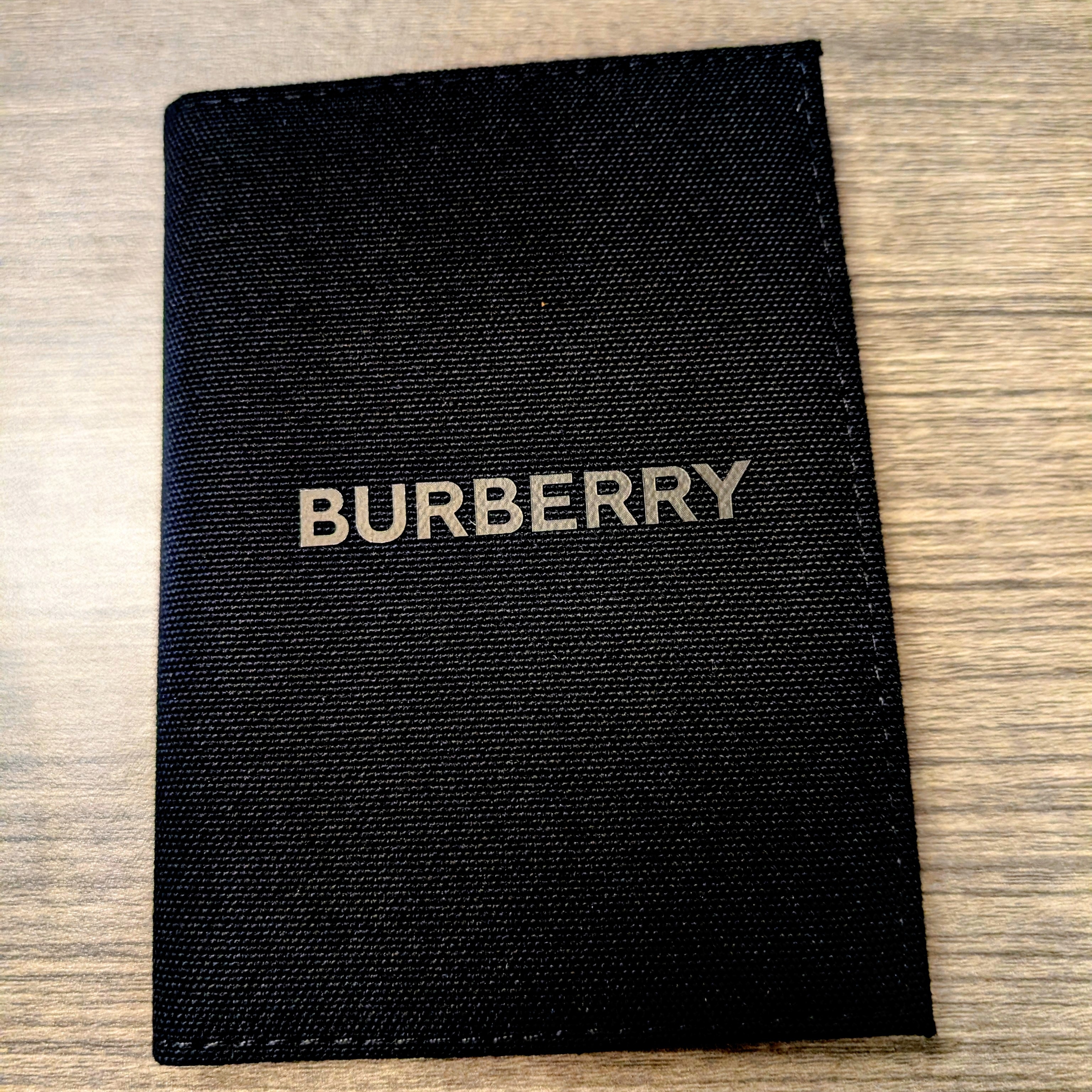 Burberry Black Passport Holder